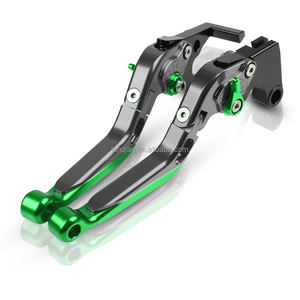 Pour <span class=keywords><strong>Kawasaki</strong></span> <span class=keywords><strong>ZX7R</strong></span>/ZX7RR 1989-2003 2002 ZX9 accessoires de moto CNC en aluminium extensible pliable réglable levier d'embrayage de frein - Product Image 1