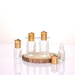 Venta Directa de Fábrica en Shandong, Botella de Perfume Octogonal de Vidrio de 3ml, 6ml, 12ml con <span class=keywords><strong>Rodillo</strong></span> y Tapa de Aluminio - Product Image 5