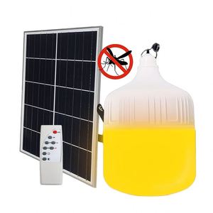Solar LED <b>String</b> <b>Lights</b> with Retro Garden Cafe Bulb Mini <b>Outdoor</b> IP65 Rated Plastic Panel and Stake Clip for Cafe and Garden - Product Image 1