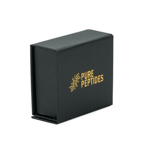 Caja de Regalo Magnética de Lujo Personalizada en Forma de <span class=keywords><strong>Libro</strong></span>, Embalaje de Cartón Rígido Negro con Recubrimiento UV, Cierre Magnético Reciclable para Vitaminas - Product Image 2