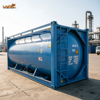 Conteneur-citerne ISO de 20 pieds pour ciment en vrac, conforme aux normes ASME, durable, pour le transport fiable de cendres volantes et de poudres