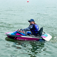 Mini Tool Bateau électrique Karting Boats Go Karting Deux jets et batterie