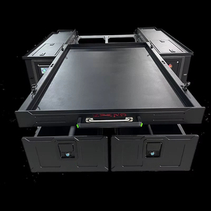 Tiroir de benne de camion modulaire coulissant avec réservoir d'eau intégré et station d'alimentation, compatible Ford Ranger T6 T7 T8 T9, équipement de camping tout-terrain - Product Image 3