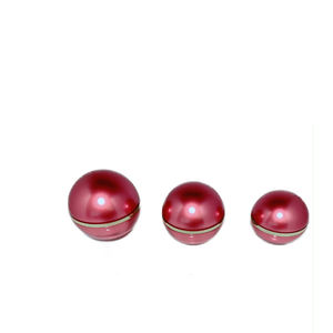 Récipient acrylique givré 15g 30g 50g 80g plastique crème pour le visage en forme de sphère - Product Image 4