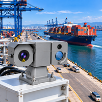Caméra de sécurité thermique professionnelle pour port et caméra PTZ marine de sécurité périmétrique pour port