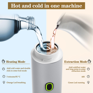 Multi-function Portable Mini Coffee Maker <b>USB</b> Battery Self-heating Coffee Capsules Grounds Espresso Machine for Hiking Camping - Product Image 2