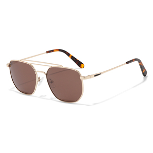 Pilot Sunglasses Rectangle Metal Frame Green Polarized Lenses 100% UV Protection Unisex Outdoor Use - Product Image 5