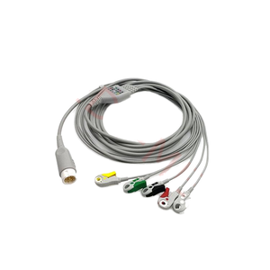 <span class=keywords><strong>12</strong></span> <span class=keywords><strong>Pin</strong></span> Hp <span class=keywords><strong>Ecg</strong></span> Kabel <span class=keywords><strong>5</strong></span> Lood Voor <span class=keywords><strong>Ecg</strong></span> Ekg Machine - Product Image 1