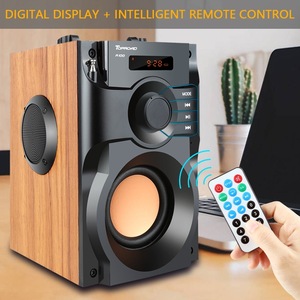 Altavoz de madera de alta potencia con dientes azules, reproductor de música estéreo inalámbrico, <span class=keywords><strong>Subwoofer</strong></span>, Mini altavoz para exteriores - Product Image 5