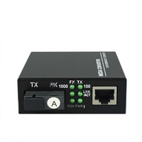 Transceiver Fibre Optique Gigabit Monomode Monofibre Interface SC Convertisseur Optique-Électrique 1.25G en Cascade