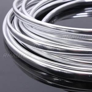 6M Chrome Moulding Trim Strip <b>Car</b> <b>Door</b> <b>Edge</b> Scratch Guard <b>Protector</b> Cover Strip Roll Chrome Moulding Trim Strip - Product Image 5