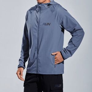 LULU Quick Drying Clothes Men's Autumn Sports Long-sleeved <strong>Jacket</strong> Hooded Loose Training Wear Outdoor Running Windbreaker <strong>Jacket</strong> - Product Image 4