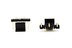 Conector de pines DIN de latón de 2.0mm de paso, de una sola fila, SMT para PCB, SQ0.5mm H1.0mm 1*5P - Product Image 6