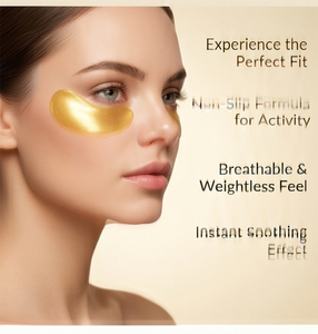 Patchs anti-âge en silicone <span class=keywords><strong>pour</strong></span> le visage, masque contour des <span class=keywords><strong>yeux</strong></span> en cristal doré scintillant, patchs liftants anti-rides sous <span class=keywords><strong>les</strong></span> <span class=keywords><strong>yeux</strong></span>, livraison directe - Product Image 3