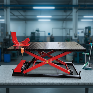 Mesa elevadora eléctrica hidráulica <span class=keywords><strong>de</strong></span> acero <span class=keywords><strong>para</strong></span> motocicleta <span class=keywords><strong>para</strong></span> reparación y mantenimiento, banco <span class=keywords><strong>de</strong></span> trabajo, soporte <span class=keywords><strong>de</strong></span> gato, herramientas <span class=keywords><strong>de</strong></span> reparación - Product Image 4