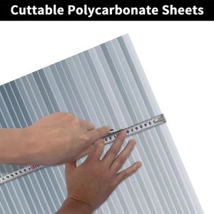 Panneau en plastique dur bon marché, <span class=keywords><strong>plaque</strong></span> creuse en <span class=keywords><strong>polycarbonate</strong></span> / feuille <span class=keywords><strong>de</strong></span> toiture transparente en PC - Product Image 2