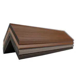 Factory Installation WPC Accessories / Corner Covering / Angle Strips For Outdoor Decking And Wall Panel