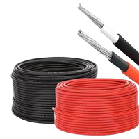 Cable de Energía Solar con Aislamiento de PVC de 2.5 mm², Certificado TUV, Cable de Cobre Estañado, Fabricante Chino de Cables de Energía Solar