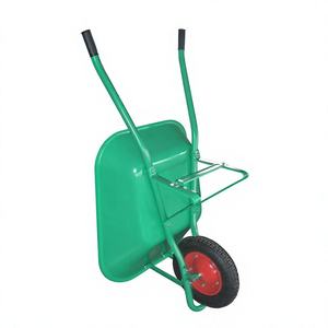 WB6502 150kg Heavy Duty Construction Wheelbarrow 3.50-8 Pneumatic Rubber <b>Wheel</b> Carretilla - Product Image 2