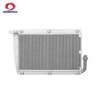 Refroidisseur d'huile hydraulique industriel à plaques et ailettes en aluminium pour excavatrice JCB, échangeur de chaleur de radiateur de moteur à refroidissement par air et réservoir d'eau