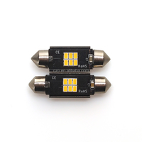 Luz Led Interior para coche, 31mm, 36mm, 39mm, 41mm, C5W, luz LED de señal, Bombilla Canbus, luz de lectura, lámpara de matrícula, blanco cálido