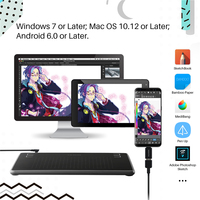 Tablette Graphique Électronique Huion H430P Abordable pour Écriture Numérique, Pavé de Signature USB avec Stylet