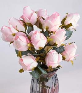 Rose artificielle à tige unique de 54 cm en latex simulé, toucher réel, hydratante - Product Image 1