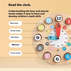 นาฬิกาเด็กชั้นประถมศึกษาปีที่1ช่วยการเรียนรู้นาฬิกานัก<span class=keywords><strong>เรียน</strong></span>ชั้นประถมศึกษาปีที่1และแบบจำลองเวลาพิเศษอนุบาลคณิตศาสตร์ - Product Image 1