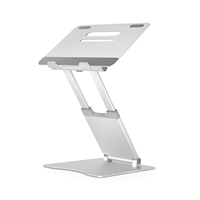 Support pliable en aluminium réglable de 10 à 15.6 pouces pour ordinateur portable-Produits en stock
