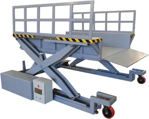 Factory Direct Sale High Quality Easy Loading And Unloading Mobile Lift Table With Wheels