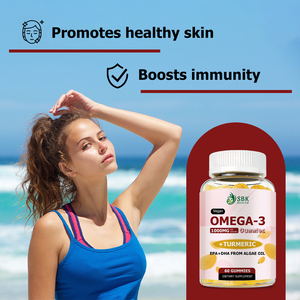 Factory Direct Vegan <b>Omega</b> <b>3</b> Softgels with Total <b>Omega</b> <b>3</b> Brain Health Bone Strength Cognitive Supplements Softgels - Product Image 3