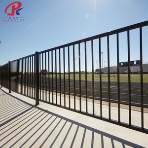 Panneaux de clôture en acier de haute qualité 6x8, tubes métalliques galvanisés, anti-rouille, clôture de sécurité en acier, panneaux de clôture en <span class=keywords><strong>fer</strong></span> forgé - Product Image 1