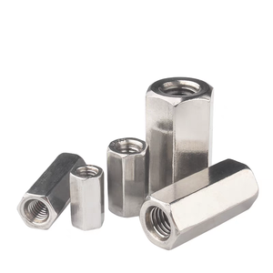 REn Thanh Stud Nut Nut khớp nối M8 304 thanh thép không gỉ khớp nối Nut Stud dài Stud với <span class=keywords><strong>Hex</strong></span> Nut kết nối - Product Image 2