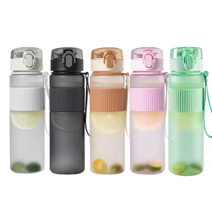 Botella de Agua de Plástico Personalizada con Tapa Abatible Ecológica de Alta Calidad para Beber Directamente, Ideal para Camping, Venta al Por Mayor del Fabricante - Product Image 1