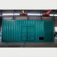 Groupe électrogène diesel silencieux en conteneur Weichai 800 kW 1000 kVA à commande de vitesse électrique 230 V 240 V 480 V