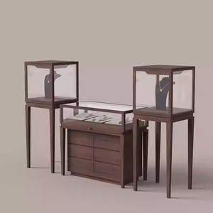 Vetrina per Gioielli di Lusso dal Design Moderno, Espositore a Isola in Vetro Personalizzato, Caratteristiche Impermeabili ed Ecologiche - Product Image 2