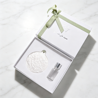 Offre Spéciale – Diffuseur d'Arômes Suspendu en Céramique Personnalisé, Décoration en Plâtre Parfumé aux Huiles Essentielles Florales