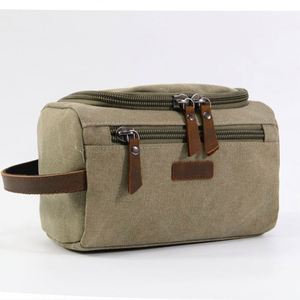 Trousse de Toilette de Voyage pour Hommes - Grande Trousse Suspendue, Style Affaires & Aviation, Pochette Cosmétique en Toile - Product Image 2