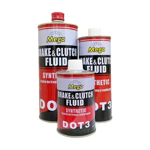 250ml 500ml 900ml 1L liquido de freno Tin Can Plastic Bottle Automotive Hydraulic Synthetic Brake Clutch Fluid Dot 3 4 5 5.1