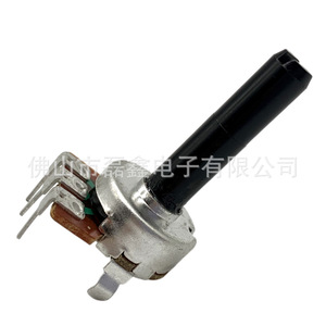 Potentiomètre rotatif Leixin R1615 à 3 broches, vertical, simple, avec réglage par bouton - Product Image 4