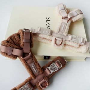 Keluaran baru pabrikan Logo khusus mewah tidak ada tarikan nyaman dapat disesuaikan bantalan lembut <span class=keywords><strong>Harness</strong></span> anjing peliharaan Teddy - Product Image 1