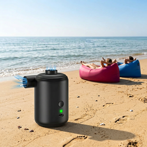 Pompe à air électrique ultra-rapide et mini de 3600 mAh pour gonfler et dégonfler les matelas pneumatiques, les flotteurs de piscine, les sacs de rangement sous vide - Product Image 1