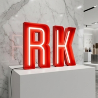 Panneau publicitaire lumineux LED créatif en acrylique personnalisable pour bar, éclairage néon IP65, exclusivité transfrontalière