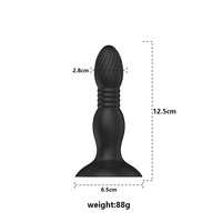 Vibromasseur anal en silicone télécommandé, masseur de prostate, plug anal avec ventouse, godemiché, jouets sexuels pour hommes, masturbateur masculin