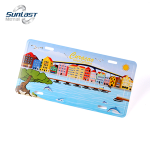 <span class=keywords><strong>Plaque</strong></span> d'immatriculation touristique décorative personnalisée Souvenirs d'île <span class=keywords><strong>de</strong></span> voiture en aluminium Machine à gaufrer personnalisée pour matériau métallique - Product Image 5