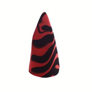 Esponja de Maquillaje en Forma de Lengua de Doble Color, Super Suave, Sin Látex, Tipo Cono, para Uso en Seco/Húmedo, Base de Maquillaje - Product Image 5