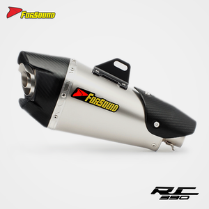Silenciador de Escape de Carreras de Acero Inoxidable Negro Estilo Arrow para Motocicleta <span class=keywords><strong>KTM</strong></span> <span class=keywords><strong>Duke</strong></span> 390 2018-2021, <span class=keywords><strong>Precio</strong></span> Mayorista de Fábrica Forsound - Product Image 3
