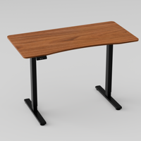 Bureau assis-debout électrique PRORIALS à moteur unique, réglable en hauteur, avec structure robuste en acier pour la maison, le bureau et l'espace de travail
