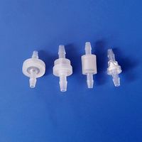 Ju 3.2mm 4mm 4.8mm ID Tube Connecteur de tube en plastique Bec de canard en silicone Valve à sens unique Clapet anti-retour