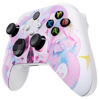 EXtremeRate Celestial Serpent's Embrace Accessoires personnalisés Coque de remplacement du couvercle du boîtier avant pour manette Xbox Series X S
